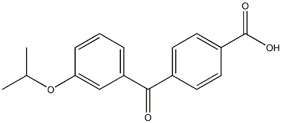 4-(3-ISOPROPOXYBENZOYL)BENZOIC ACID Struktur