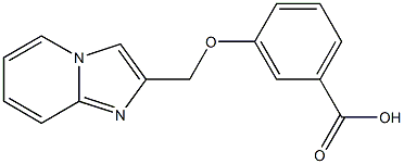 3-(IMIDAZO[1,2-A]PYRIDIN-2-YLMETHOXY)BENZOIC ACID Struktur