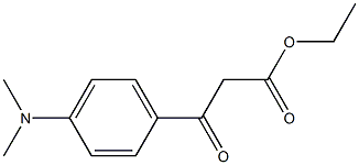 ETHYL (4-DIMETHYLAMINOBENZOYL)ACETATE Struktur