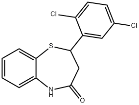 2-(2,5-DICHLOROPHENYL)-2,3-DIHYDRO-1,5-BENZOTHIAZEPIN-4(5H)-ONE price.