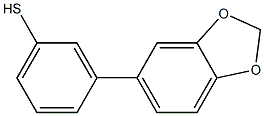 3-[3,4-(METHYLENEDIOXY)PHENYL]THIOPHENOL Struktur