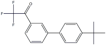 3'-(4-TERT-BUTYLPHENYL)-2,2,2-TRIFLUOROACETOPHENONE Struktur