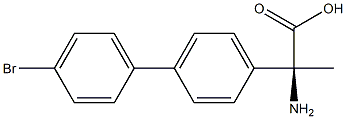 (2S)-2-AMINO-2-[4-(4-BROMOPHENYL)PHENYL]PROPANOIC ACID Struktur