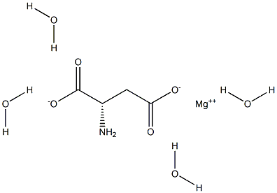 MAGNESIUM (S)-3-AMINO-3-CARBOXYPROPANOATE TETRAHYDRATE Struktur