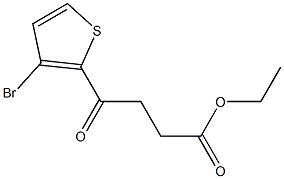 ETHYL 4-(3-BROMO-2-THIENYL)-4-OXOBUTYRATE Struktur