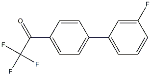 4'-(3-FLUOROPHENYL)-2,2,2-TRIFLUOROACETOPHENONE Struktur