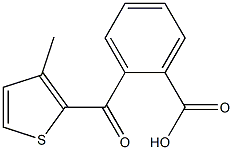 2-(3-METHYL-2-THENOYL)BENZOIC ACID Struktur