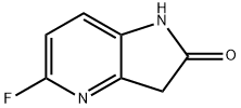 5-FLUORO-1,3-DIHYDRO-2H-PYRROLO[3,2-B] PYRIDIN-2-ONE Struktur