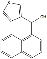 1-NAPHTHYL-(3-THIENYL)METHANOL Struktur