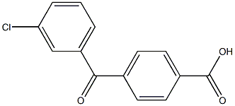 4-(3-CHLOROBENZOYL)BENZOIC ACID Struktur