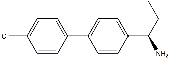 (1R)-1-[4-(4-CHLOROPHENYL)PHENYL]PROPYLAMINE Struktur