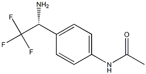 N-[4-((1R)-1-AMINO-2,2,2-TRIFLUOROETHYL)PHENYL]ACETAMIDE Struktur