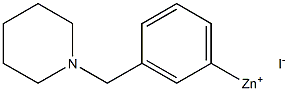 3-[(1-PIPERIDINO)METHYL]PHENYLZINC IODIDE Struktur