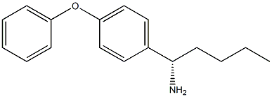 (1S)-1-(4-PHENOXYPHENYL)PENTYLAMINE Struktur