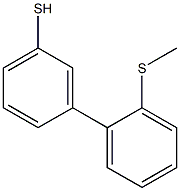 3-(2-METHYLTHIOPHENYL)THIOPHENOL Struktur