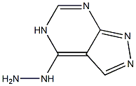 PYRAZOLO[3,4-D]PYRIMIDIN-4-YL-HYDRAZINE Struktur