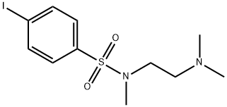 4-IODO-N-((DIMETHYLAMINO)ETHYL)-N-METHYLBENZENESULFONAMIDE Struktur