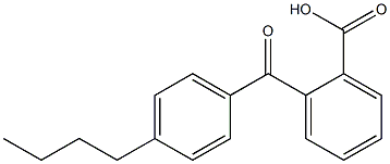 2-(4-N-BUTYLBENZOYL)BENZOIC ACID Struktur