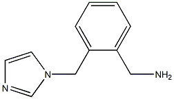 1-[2-(1H-IMIDAZOL-1-YLMETHYL)PHENYL]METHANAMINE Struktur