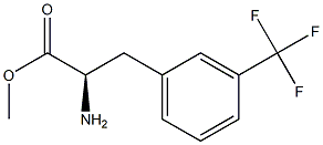 METHYL (2R)-2-AMINO-3-[3-(TRIFLUOROMETHYL)PHENYL]PROPANOATE Struktur