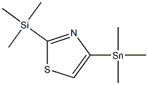 2-TRIMETHYLSILANYL-4-TRIMETHYL-STANNANYL-THIAZOLE Struktur