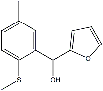 5-METHYL-2-FURYL-(2-METHYLTHIOPHENYL)METHANOL Struktur