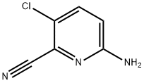 6-AMINO-3-CHLOROPYRIDINE-2-CARBONITRILE Struktur