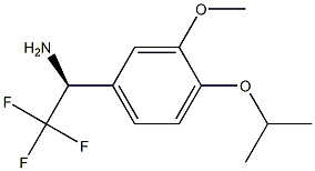 (1S)-2,2,2-TRIFLUORO-1-[3-METHOXY-4-(METHYLETHOXY)PHENYL]ETHYLAMINE Struktur