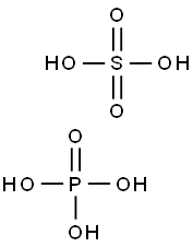 SULFURIC ACID PHOSPHORIC ACID Struktur