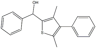 (3-METHYL-4-PHENYL)PHENYL-(5-METHYL-2-THIENYL)METHANOL Struktur