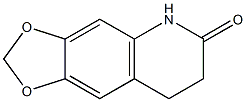 6,7-METHYLENEDIOXY-2-OXO-1,2,3,4-TETRAHYDROQUINOLINE Struktur