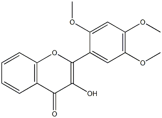 3-HYDROXY-2',4',5'-TRIMETHOXYFLAVONE Struktur