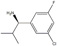 (1R)-1-(5-CHLORO-3-FLUOROPHENYL)-2-METHYLPROPYLAMINE Struktur