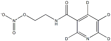 NICORANDIL-D4 Struktur