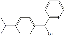 4-ISOPROPYLPHENYL-(2-PYRIDYL)METHANOL Struktur