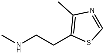 METHYL-[2-(4-METHYL-THIAZOL-5-YL)-ETHYL]-AMINE Struktur