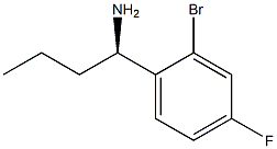 (1R)-1-(2-BROMO-4-FLUOROPHENYL)BUTYLAMINE Struktur