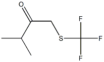 3-METHYL-1-(TRIFLUOROMETHYLTHIO)-2-BUTANONE Struktur