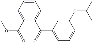 METHYL 2-(3-ISOPROPOXYBENZOYL)BENZOATE Struktur