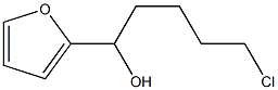 5-CHLORO-1-(2-FURYL)-1-PENTANOL Struktur