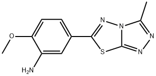 2-METHOXY-5-(3-METHYL[1,2,4]TRIAZOLO[3,4-B][1,3,4]THIADIAZOL-6-YL)-ANILINE price.