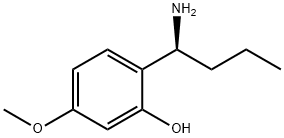 2-((1S)-1-AMINOBUTYL)-5-METHOXYPHENOL Struktur