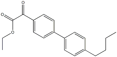 ETHYL 4-(4-N-BUTYLPHENYL)BENZOYLFORMATE Struktur