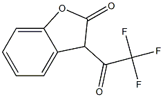 2,3-DIHYDRO-3-(TRIFLUOROACETYL)BENZO-[B]-FURAN-2-ONE Struktur