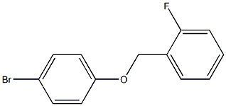 4-BROMOPHENYL-(2-FLUOROBENZYL)ETHER Struktur