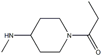 1-(4-METHYLAMINO-PIPERIDIN-1-YL)-PROPAN-1-ONE Struktur