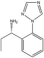 (1S)-1-(2-(1,2,4-TRIAZOLYL)PHENYL)PROPYLAMINE Struktur