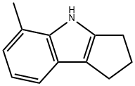 5-METHYL-1,2,3,4-TETRAHYDROCYCLOPENTA[B]INDOLE Struktur