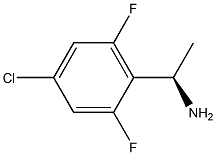 (1R)-1-(4-CHLORO-2,6-DIFLUOROPHENYL)ETHYLAMINE Struktur