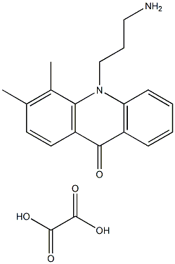 10-(3-AMINOPROPYL)-3,4-DIMETHYL-9-ACRIDONE OXALATE Struktur